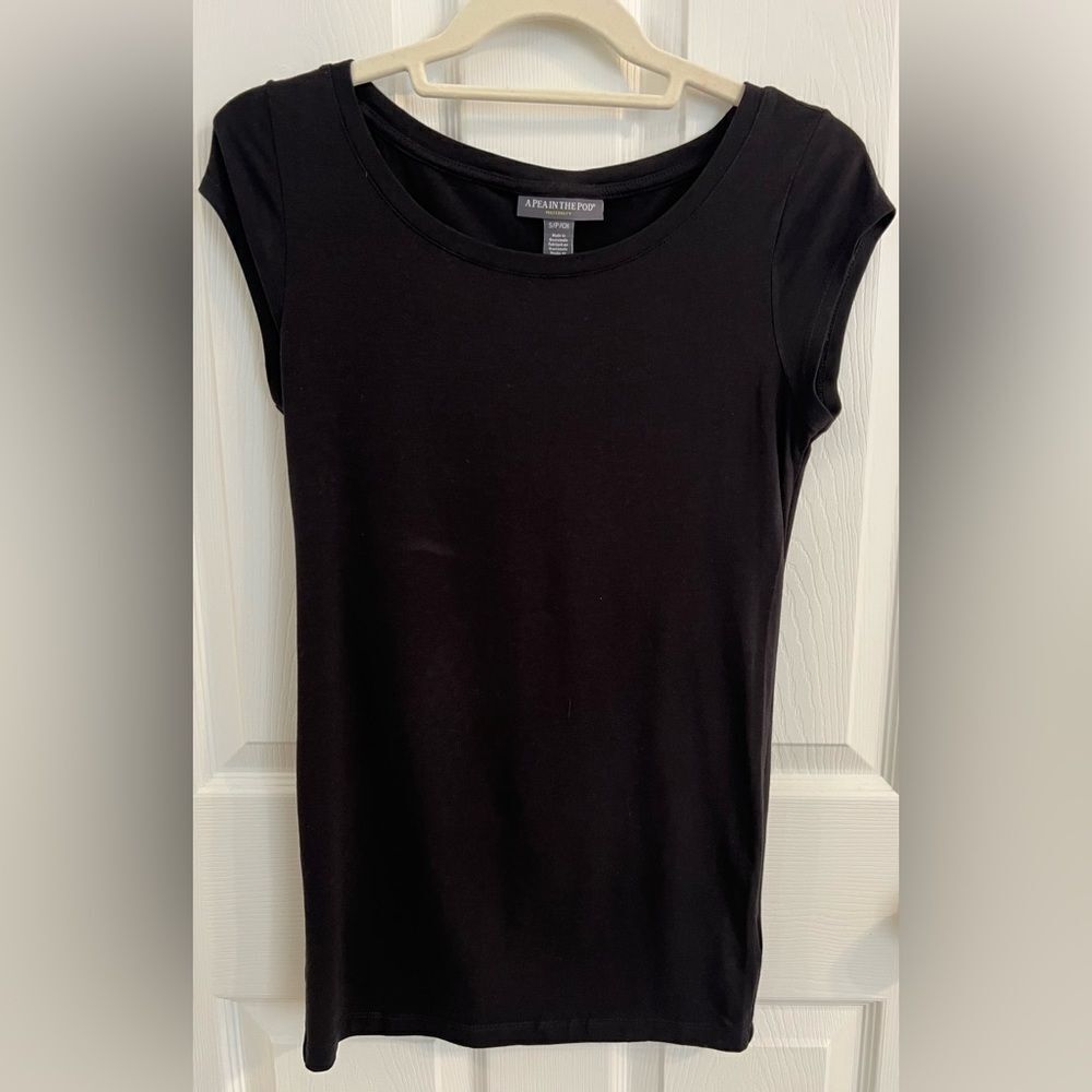 A PEA IN THE POD BLACK TOP - SMALL